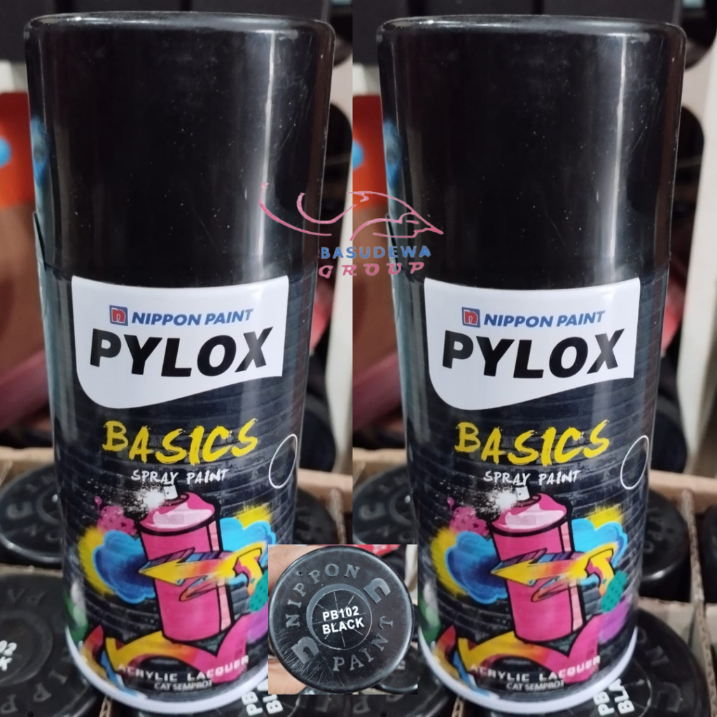 Jual NIPPON PAINT PYLOX BASIC BASICS 300CC BLACK PB 102 CAT SEMPROT