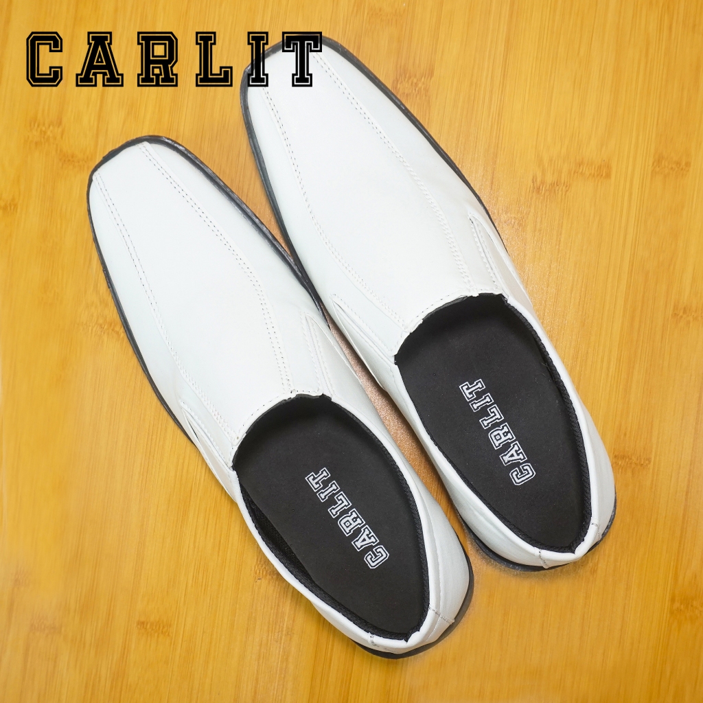 Jual Sepatu Pantofel Pria Original Mdt Putih Carlit Bisa Untuk