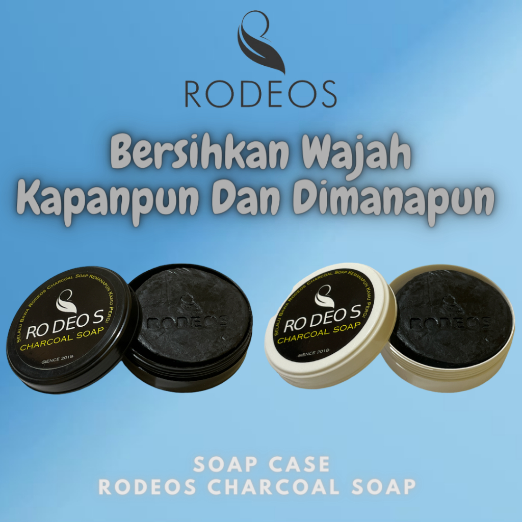 Jual Rodeos Bamboo Charcoal Soap Sabun Cuci Muka Pembersih Wajah Bebas