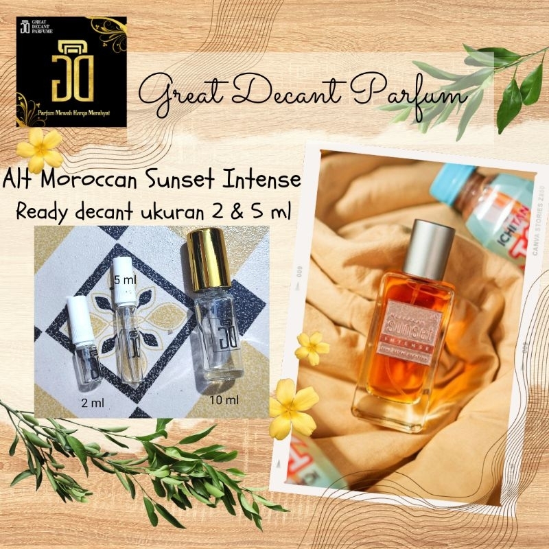 Jual Alt Moroccan Sunset Intense Decant Parfum Shopee Indonesia