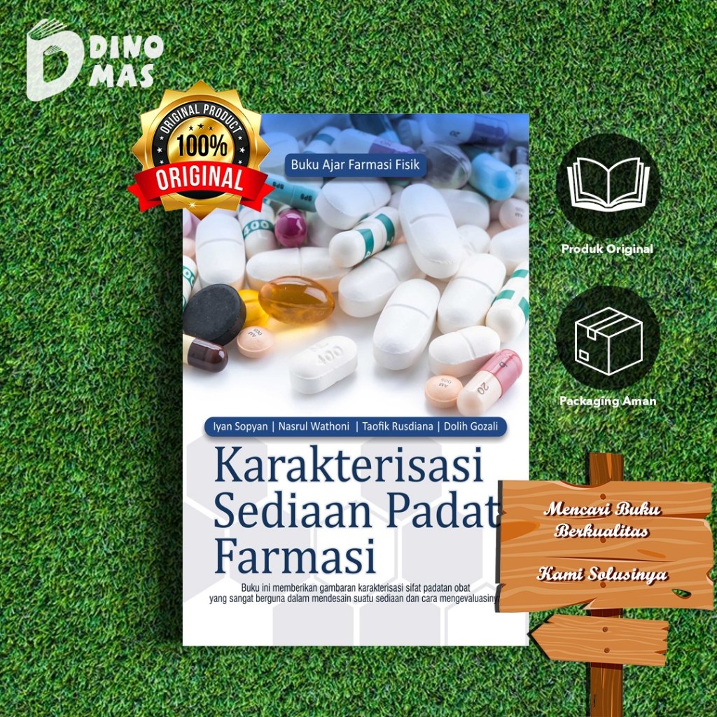 Jual Buku Karakterisasi Sediaan Padat Farmasi Iyan Sopyan Dkk