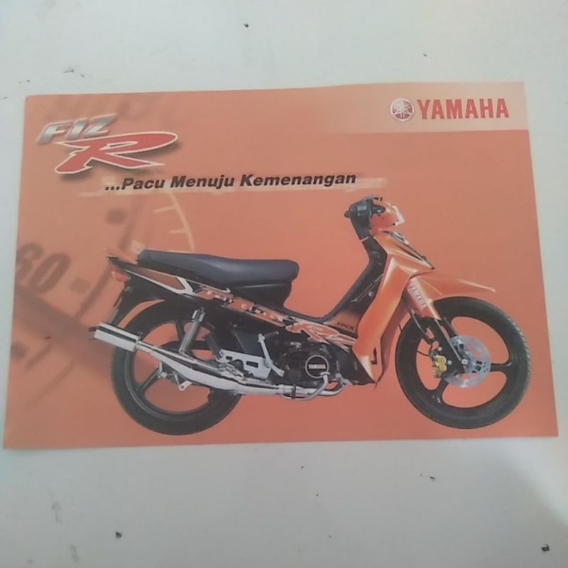 Jual Brosur Katalog Yamaha F Zr Full Clutch Shopee Indonesia