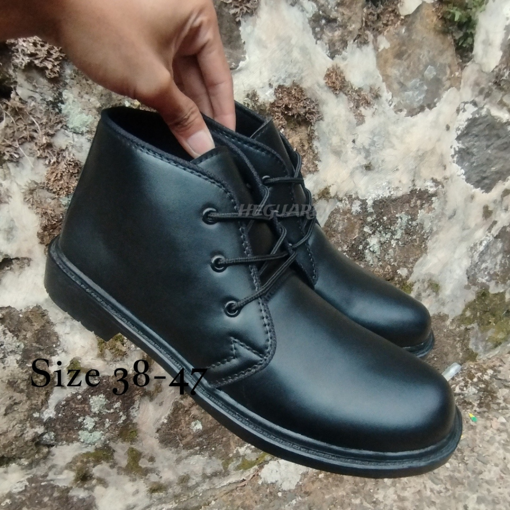 Jual Sepatu Pdh Pria Dinas Kerja Satpam Security Polri Tni Polisi