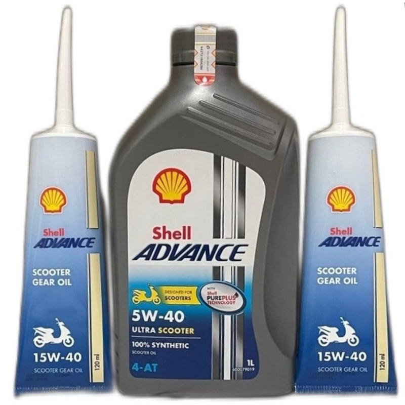 Jual PAKET OLI SHELL ADVANCE ULTRA 1L 2 OLI GEAR NMAX AEROX PCX