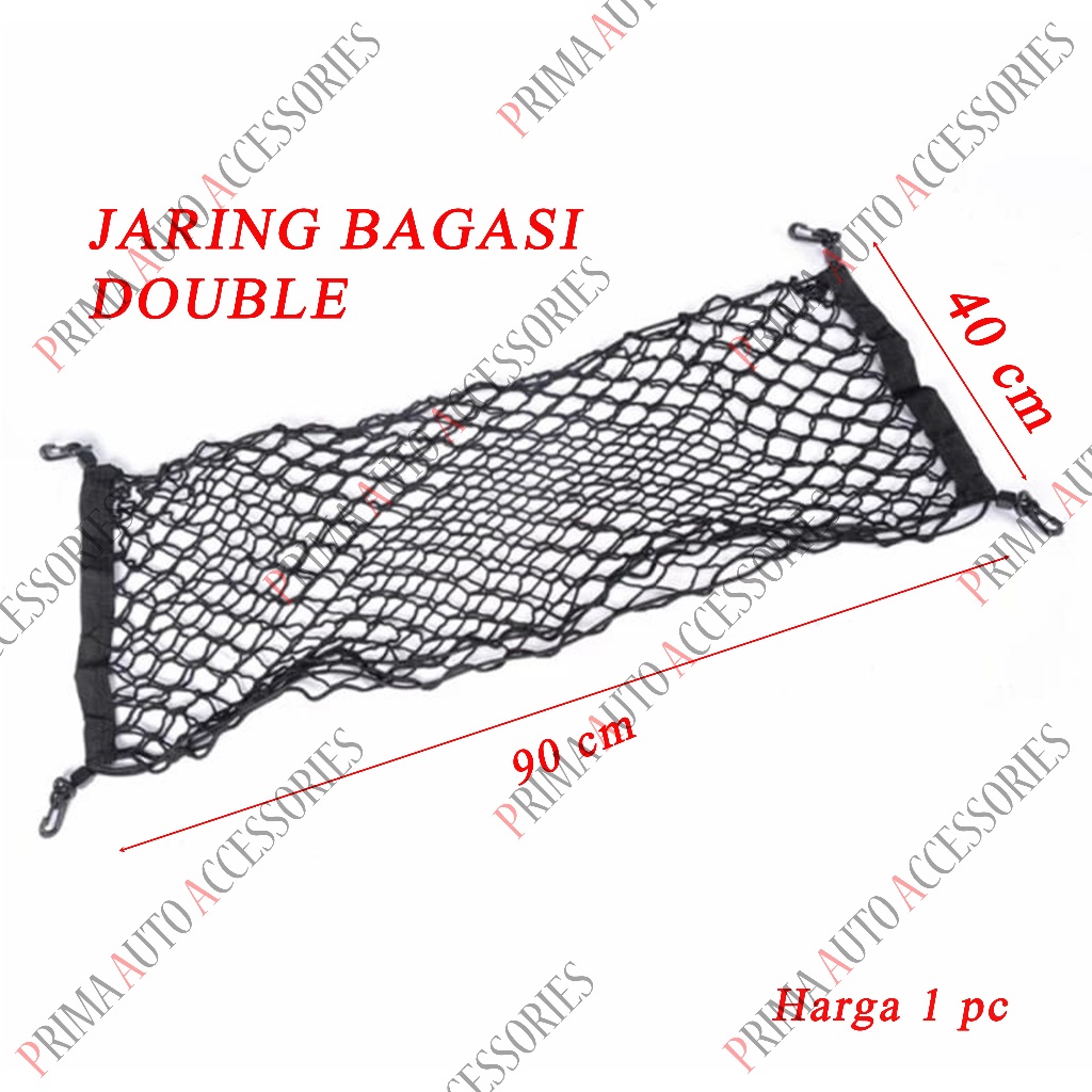 Jual Jaring Bagasi Mobil Double Jaring Pengaman Cargo Nett Cargo Net