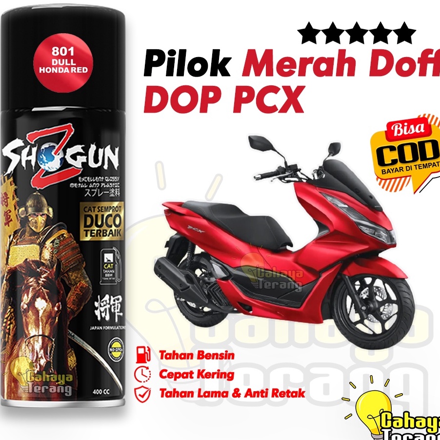 Jual Terlaku Pilok Pilox Pylok Cat Semprot Pilok Merah Doff Dull