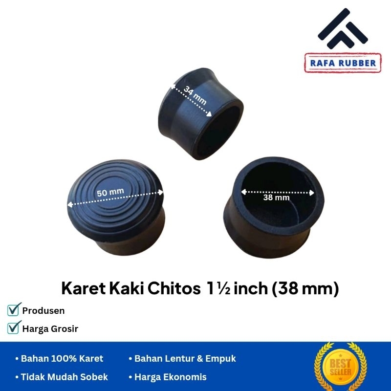 Jual Karet Kaki Kursi Dan Meja 1 1 2 Inch 38 Mm Chitose Shopee