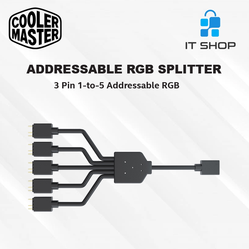 Jual Cooler Master Addressable RGB 1 To 5 Splitter Cable Shopee Indonesia