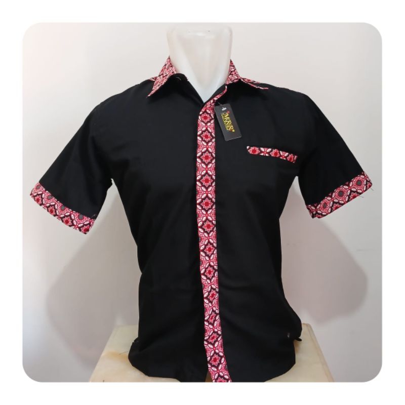 Jual Seragam Kerja Kombinasi Batik Seragam Kerja Baju Officeboy Baju