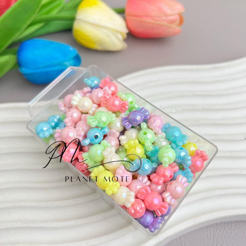 Jual Manik Mote Pastel Kilap Pastel Series 15gr Shopee Indonesia