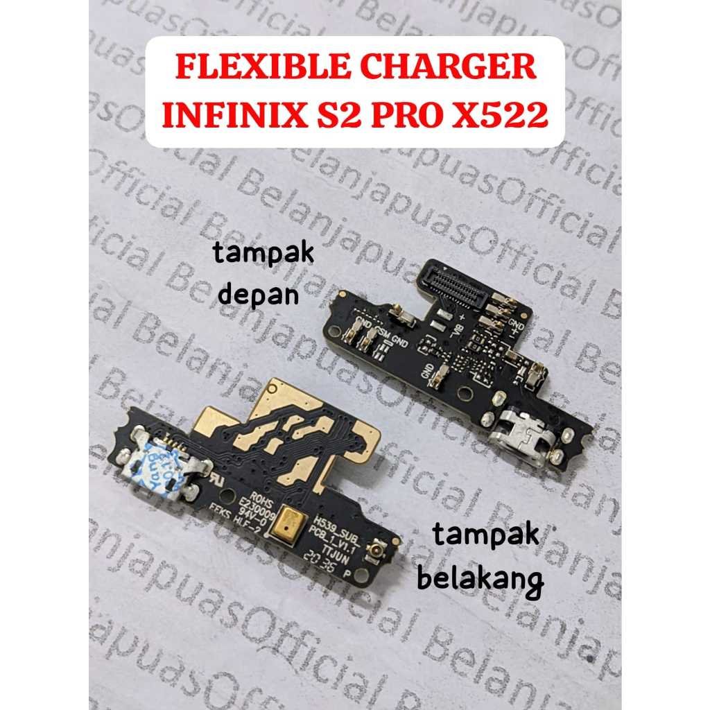 Jual Fleksibel Flexible Konektor PCB Papan Cas Charger INFINIX HOT S2