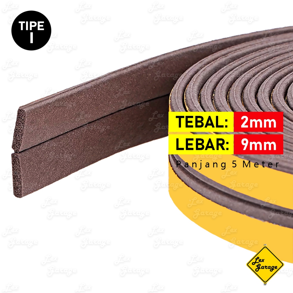 Jual Door Seal Strip Karet Busa Peredam Suara Penutup Celah Pintu