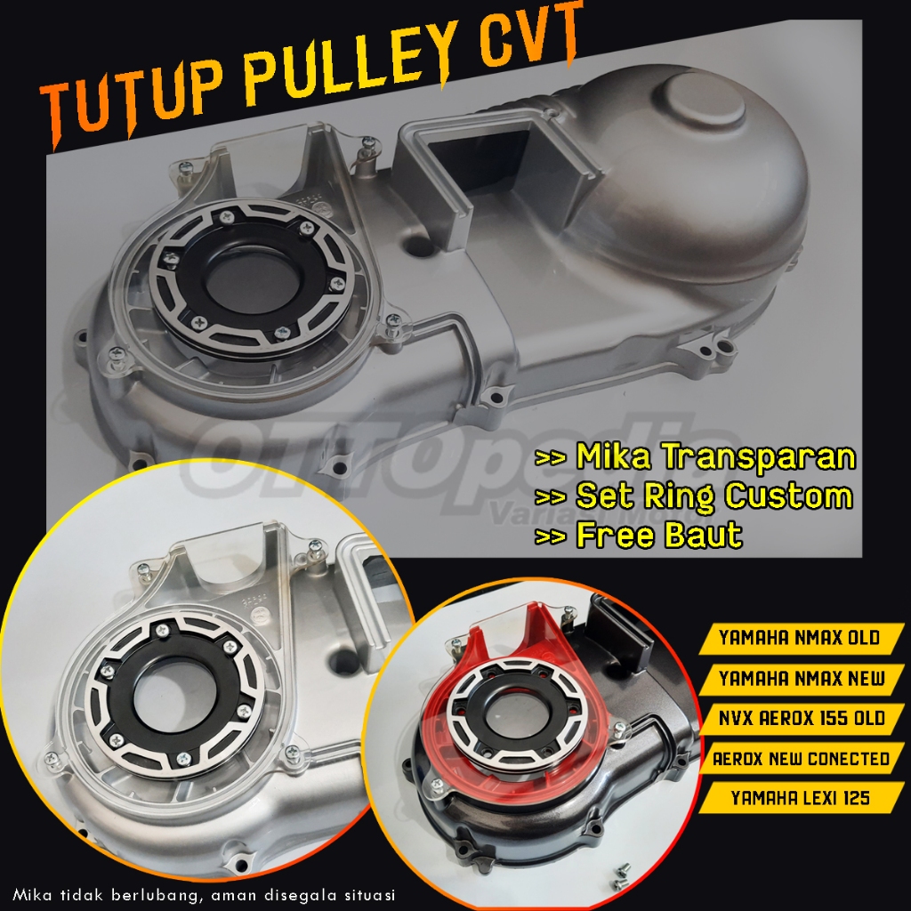 Jual Tutup Pulley Kipas Mika Cover Cvt Nmax Old New Nmax Aerox Lexi