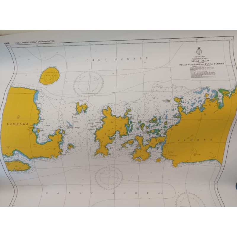 Jual Peta Laut Indonesia Marine Navigasi Hidros Map Kapal Pelayaran