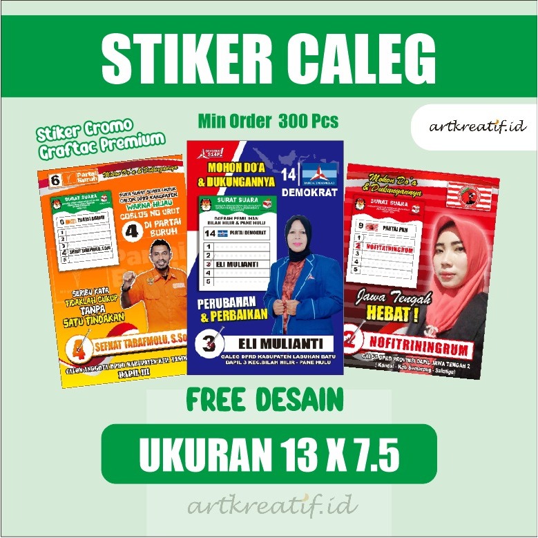 Jual Stiker Caleg Pilpres Pilgub Murah Shopee Indonesia