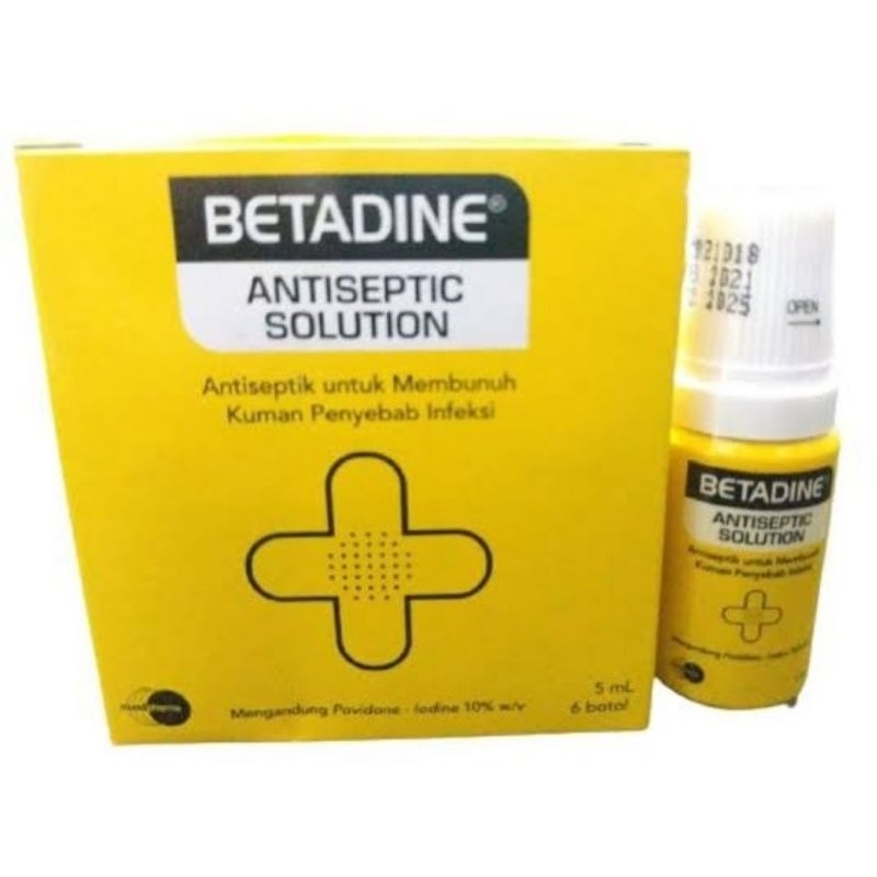 Jual Betadine Antiseptic Solution Povidon Iodine Kemasan Ml