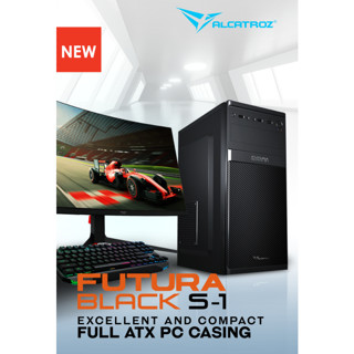 Jual Casing Komputer Alcatroz Futura Black S Full Atx Excellent And