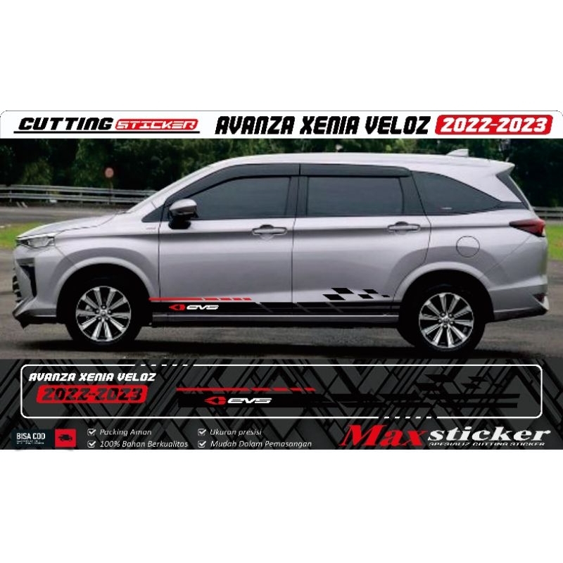 Jual Stiker All New AVANZA 2022 2023 Stiker List Body Mobil XENIA VELOZ