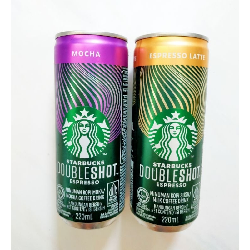 Jual Starbucks Kaleng Doubleshot Expresso Mocca Latte Ml Shopee