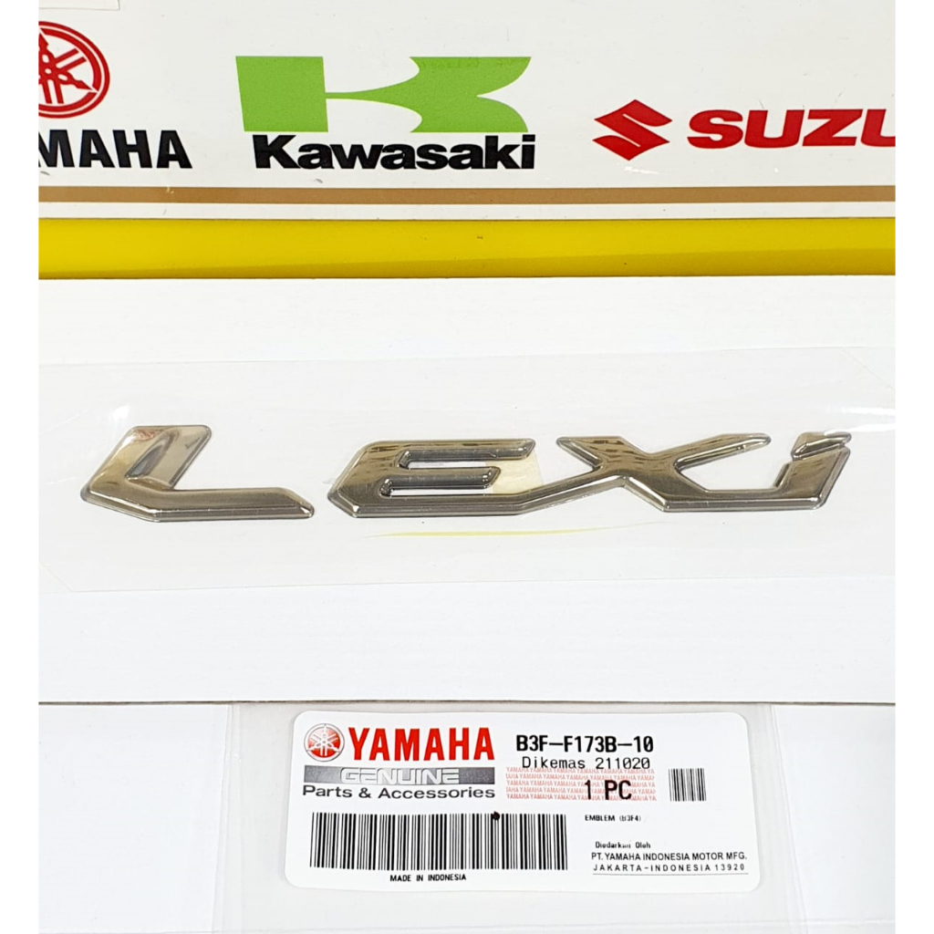 Jual Emblem Logo Sticker Yamaha Lexi Gold Asli Ori Yamaha B F F B