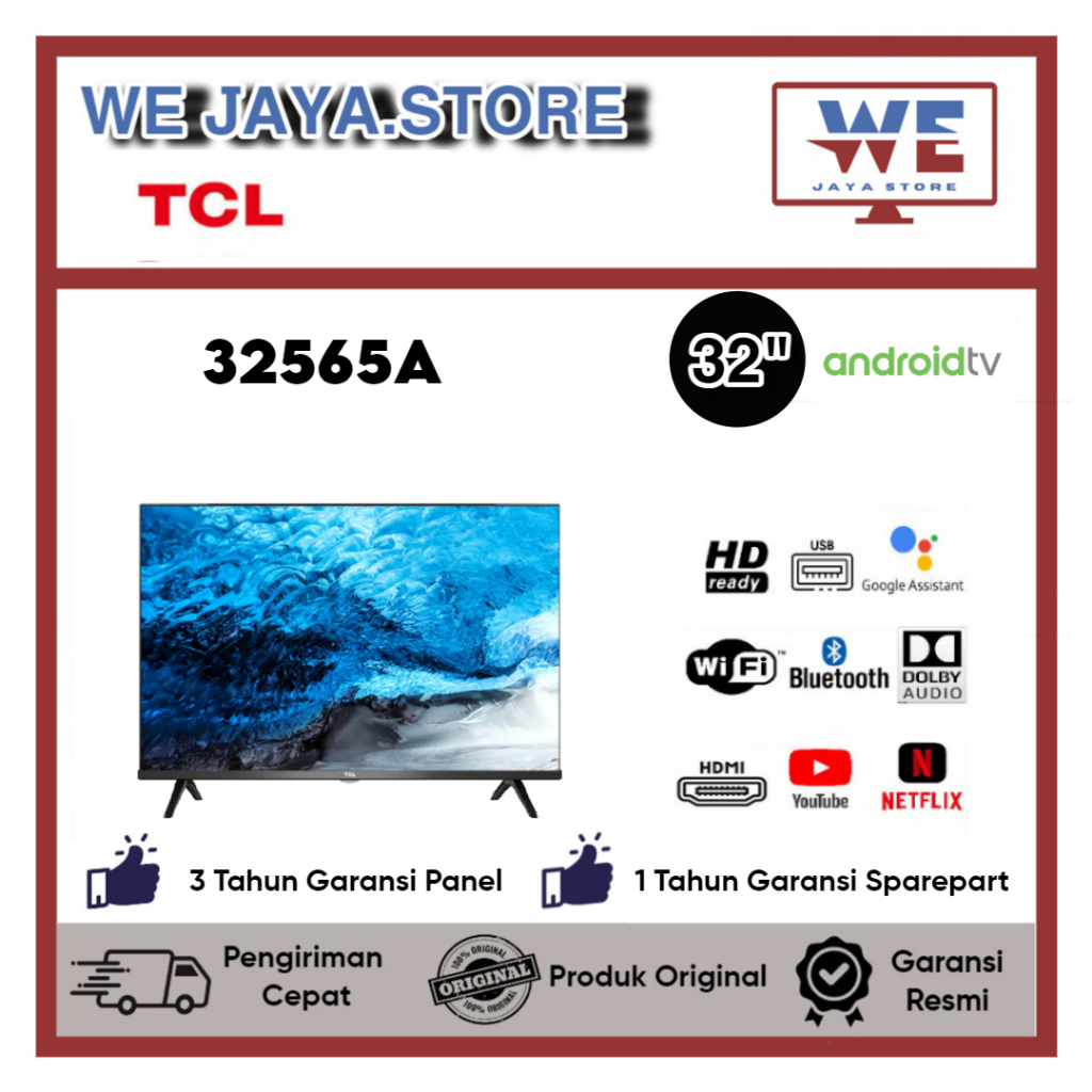 Jual TV LED TCL 32S65A LED TCL 32 Inch Android TV Shopee Indonesia