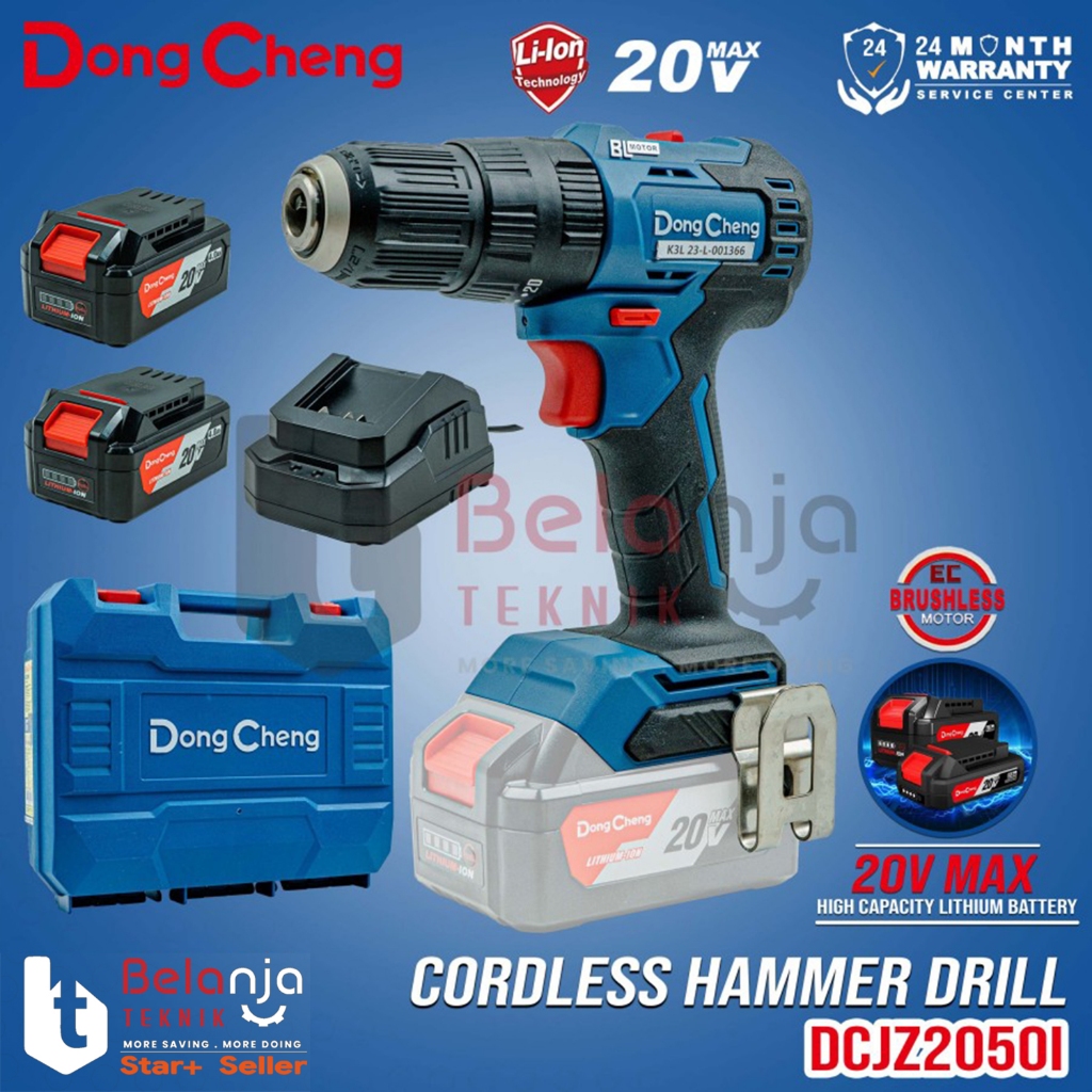 Jual Dongcheng Cordless Hammer Drill Dcjz I Em V Bor Impact