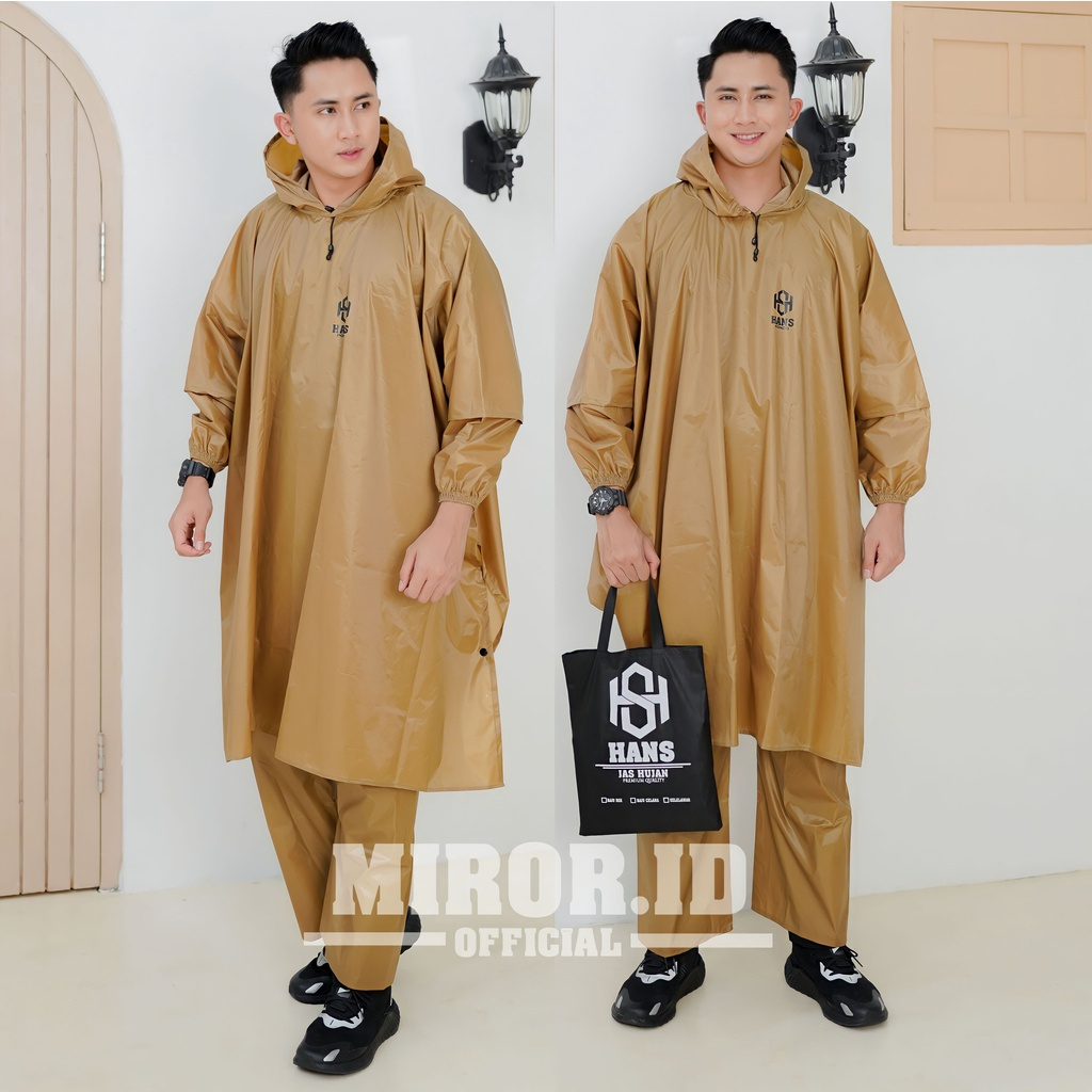 Jual JAS HUJAN Ponco Lengan Celana Raincoat Mantol Kelelawar Pria