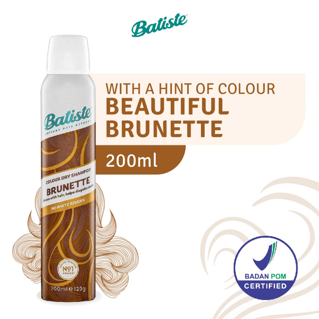 Jual Batiste With A Hint Of Colour Beautiful Brunette Dry Shampoo 200ml