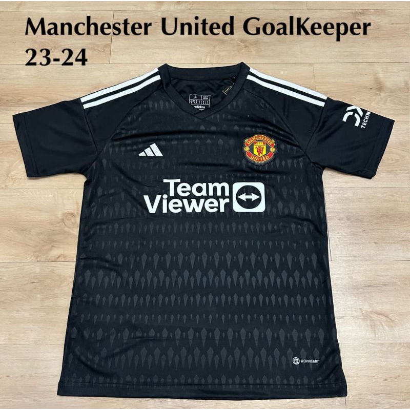 Jual JERSEY MU KIPER GK GOALKEEPER BLACK NEW 2024 BAJU OLAHRAGA JERSEY