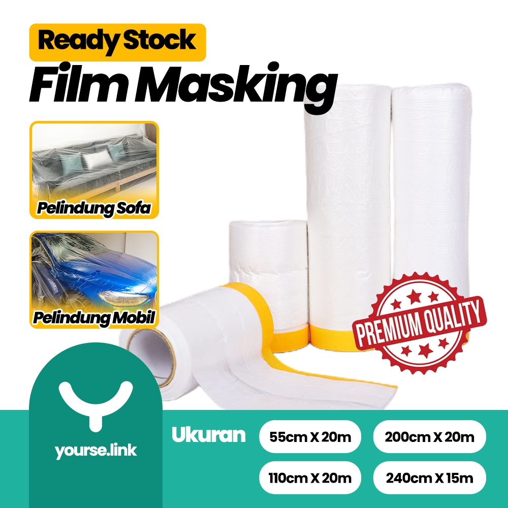 Jual Covering Film Masking Tape Cover Pelindung Furniture Sofa Kasur