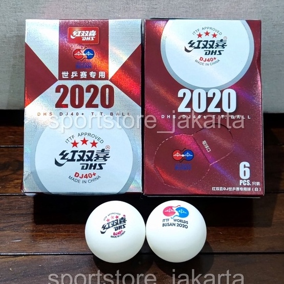 Jual Re Dy Bola Pingpong Dhs Dj Star Ittf World Tour T T Ball