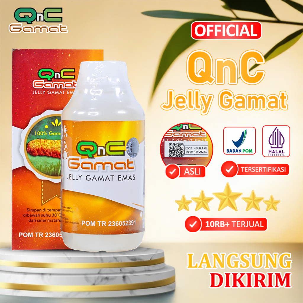 Jual Almira Herbal QnC Jelly Gamat Emas Asli 100 ORIGINAL Gamat