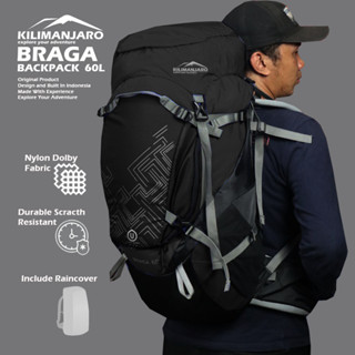 Jual Tas Carrier Kilimanjaro Braga L Free Raincover Tas Gunung