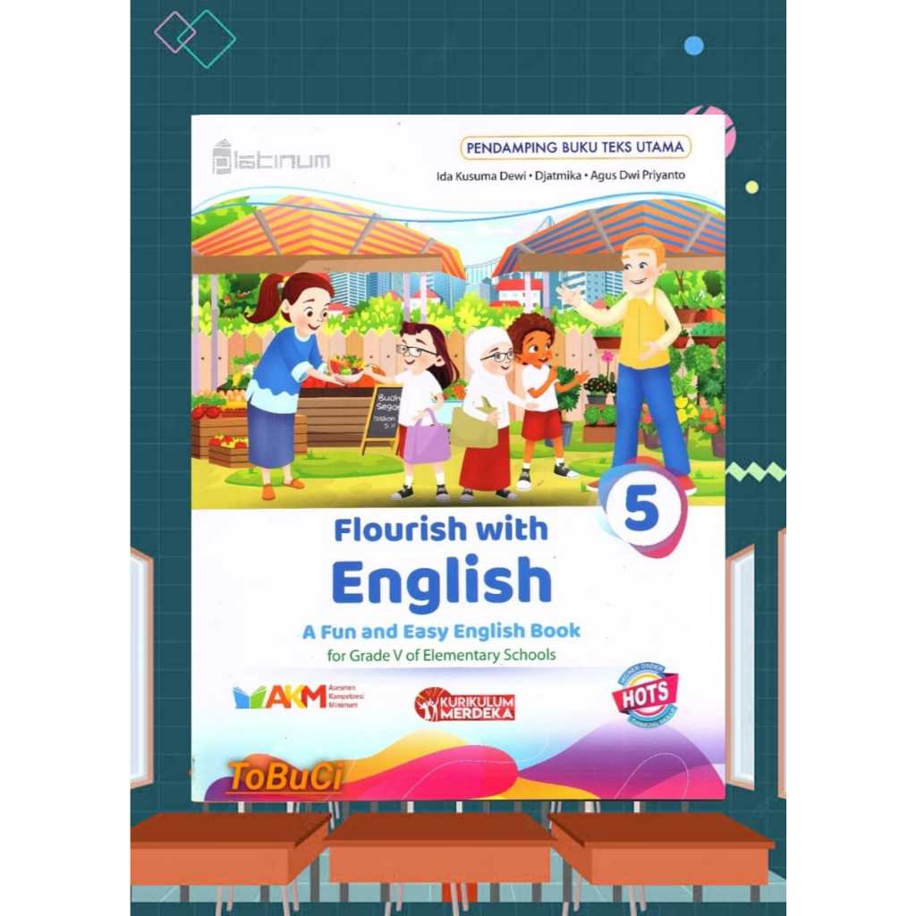 Jual BUKU KUMER FLOURISH WITH ENGLISH KELAS 5 SD TIGA SERANGKAI