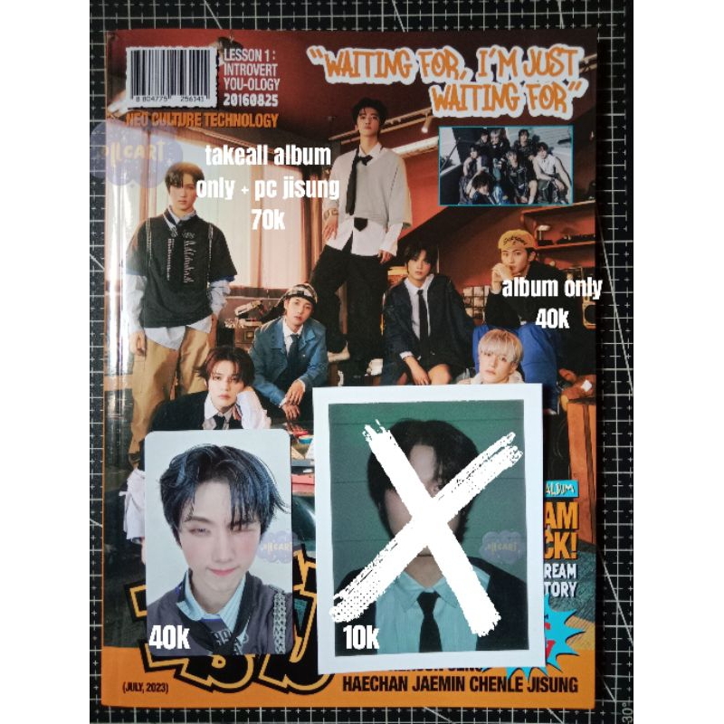 Jual TAKE ALL Album Only Photocard Pc Nct Dream Jisung Istj Introvert