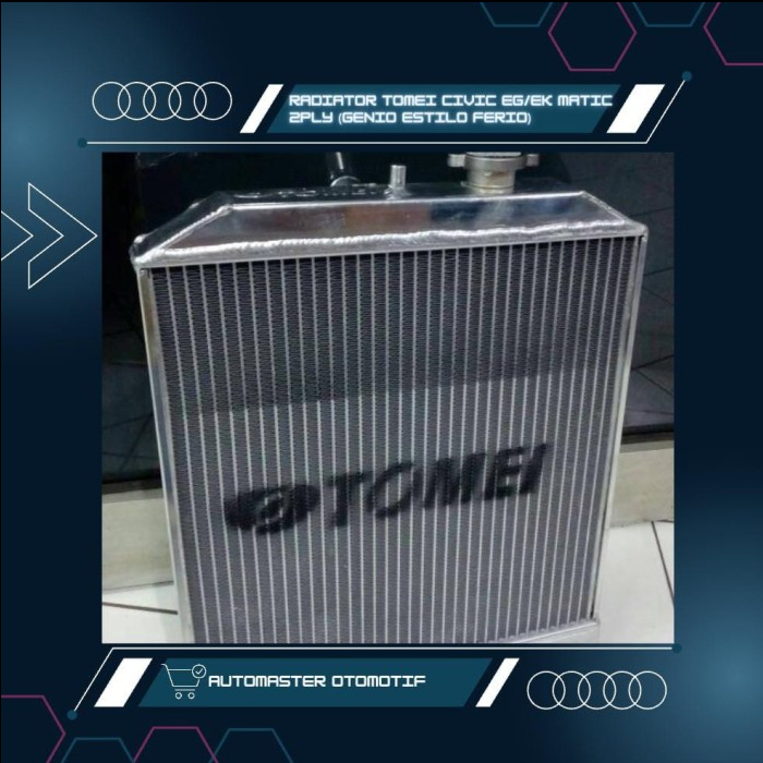 Jual TOMEI Radiator Civic EG EK Matic 2ply Genio Estilo Ferio