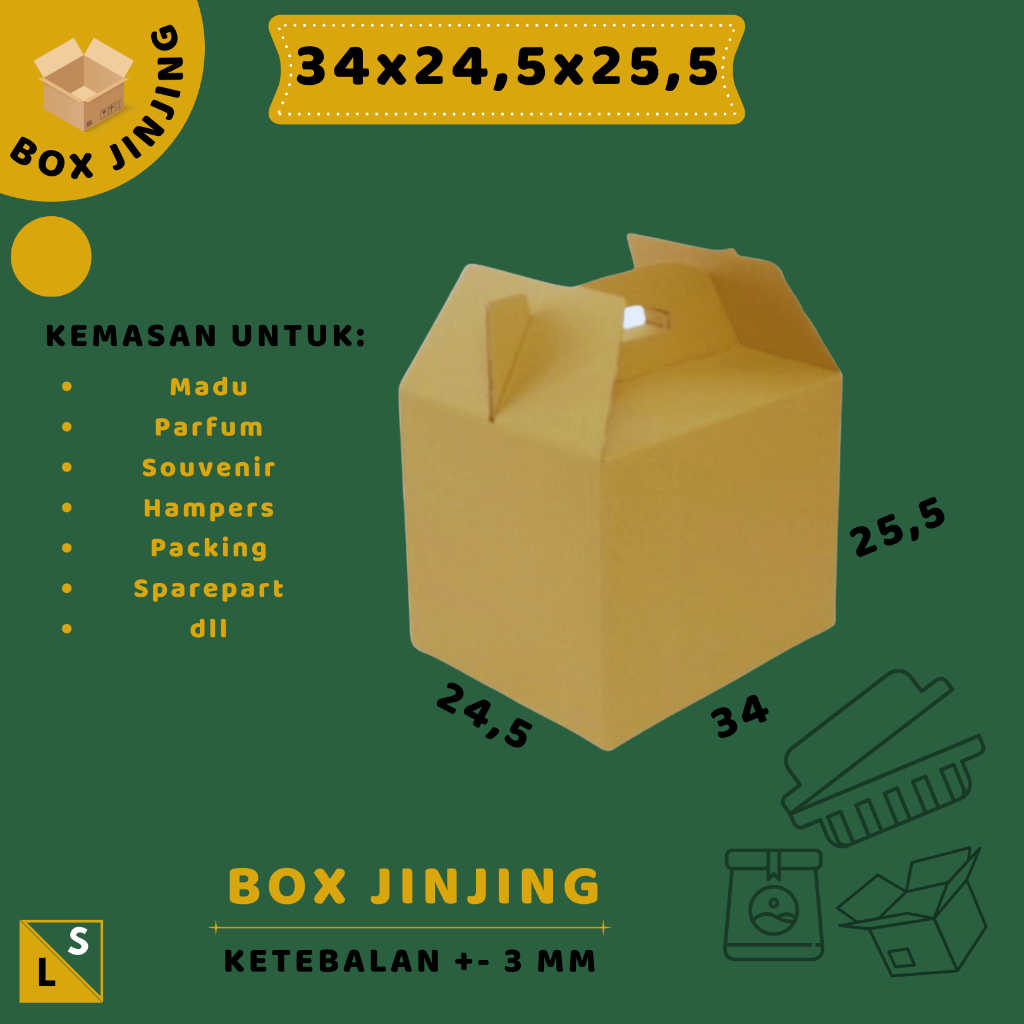 Jual Kardus Jinjing X X Box Packing Kemasan Karton Pizza