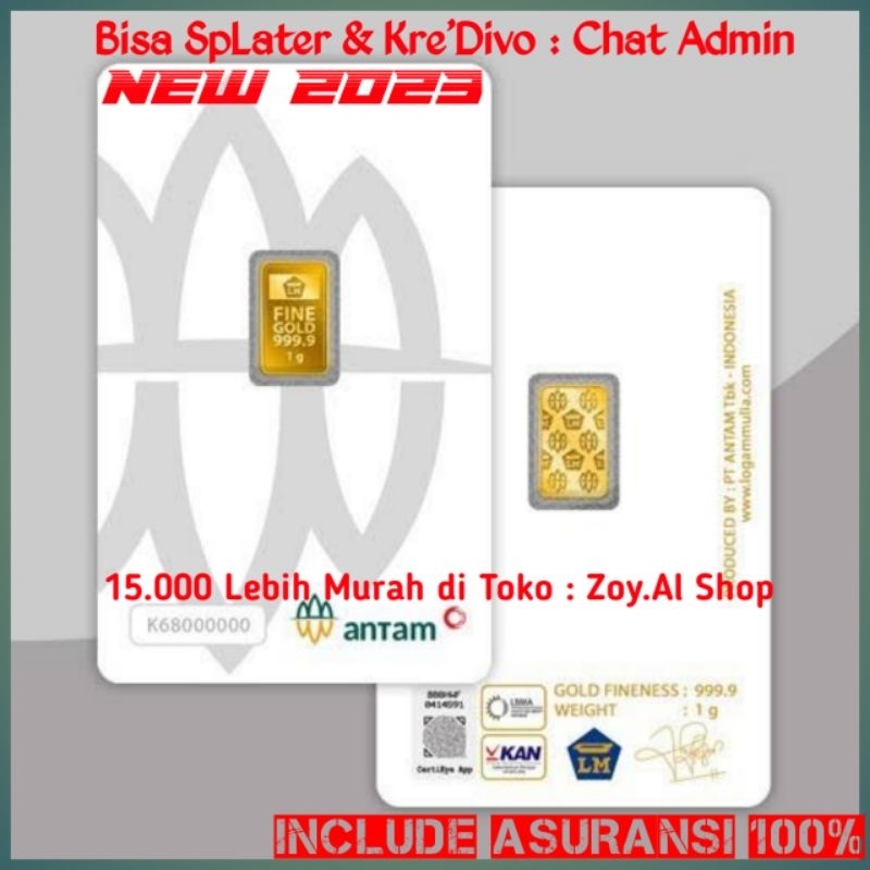 Jual Lm Antam Gram Certicard Logam Mulia Shopee Indonesia