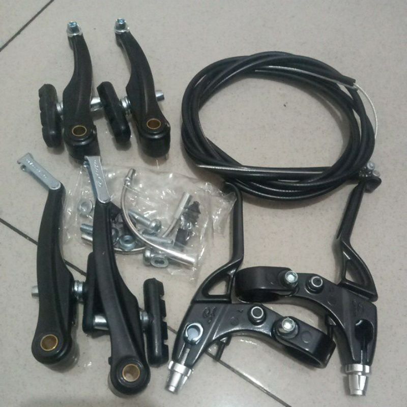 Jual Rem Sepeda Mtb Full Set V Brake Genio Besi Alloy Shopee Indonesia