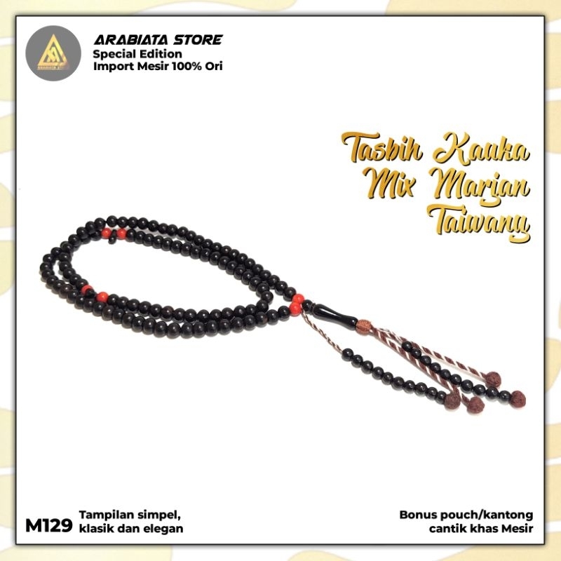 Jual PROMO Tasbih Kokka Kauka Fukaha Mesir Kombinasi Marjan Asli