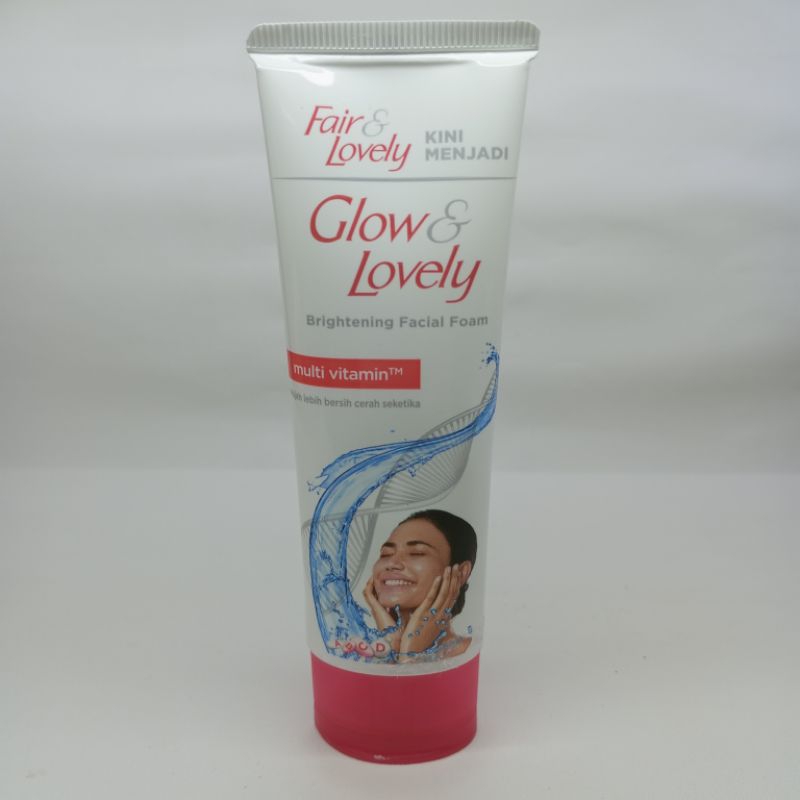 Jual Fair Lovely Glow Lovely Facial Foam Wajah Brihtening Multi Vitamin