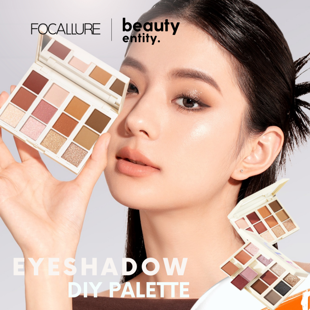 Jual FOCALLURE 3 Color DIY Eyeshadow Palette High Pigment Pro Palette