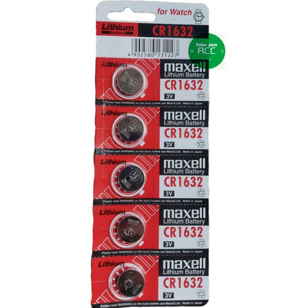 Jual Baterai Maxell CR1632 Original Made In Japan Shopee Indonesia