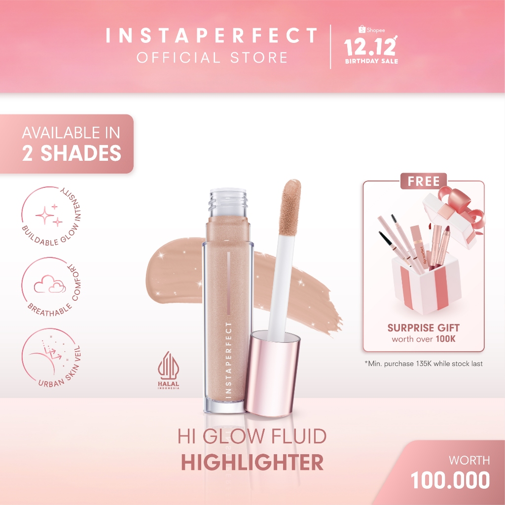 Jual NEW Instaperfect Hi Glow Fluid Highlighter 6 Ml Buildable Glow