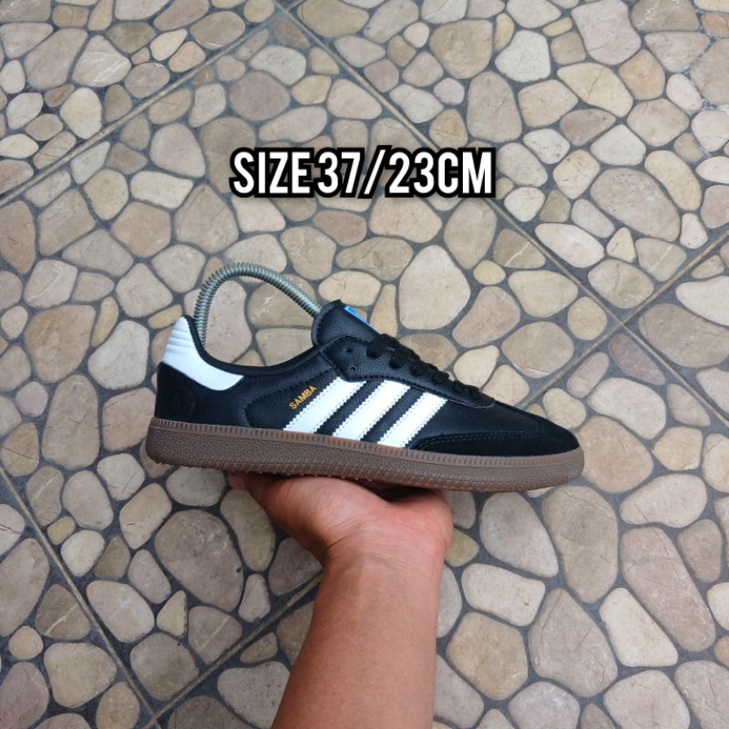 Jual Sepatu Adidas Samba Og Black Shopee Indonesia