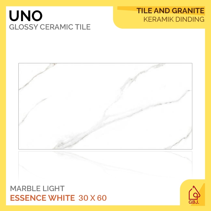 Jual KERAMIK UNO 30 X 60 ESSENCE WHITE KERAMIK MOTIF CARRARA MARMER