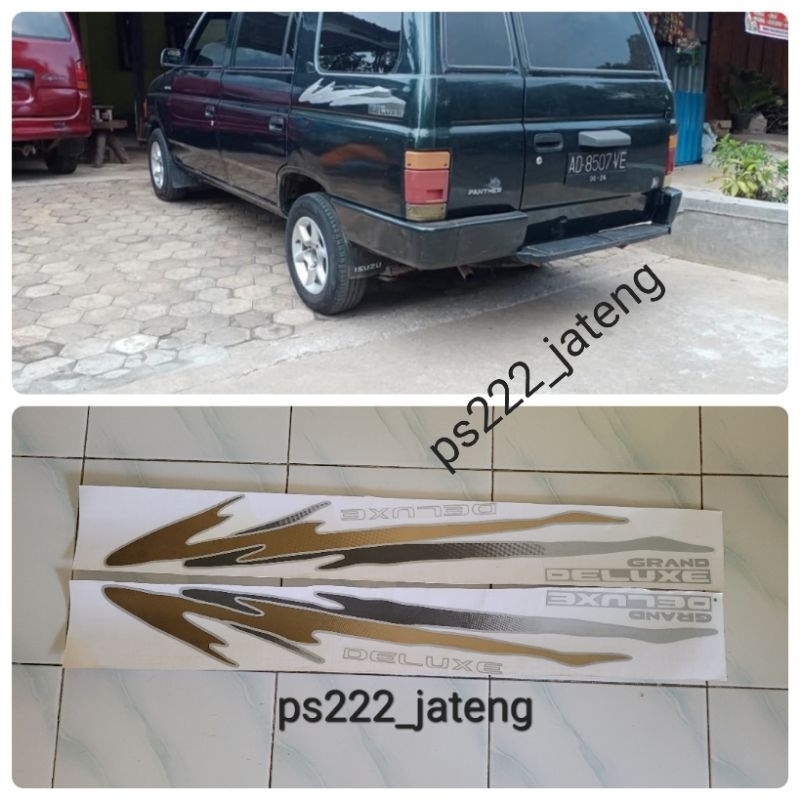 Jual Stiker Isuzu Panther Grand Deluxe Stiker Lis Body Panther DELUX