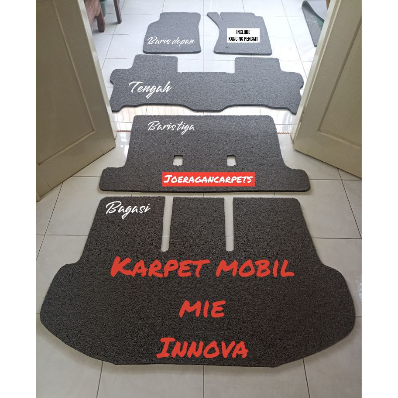 Jual Karpet Mobil Mie Innova Lama Reborn Zenix Full Bagasi Sudah Ada