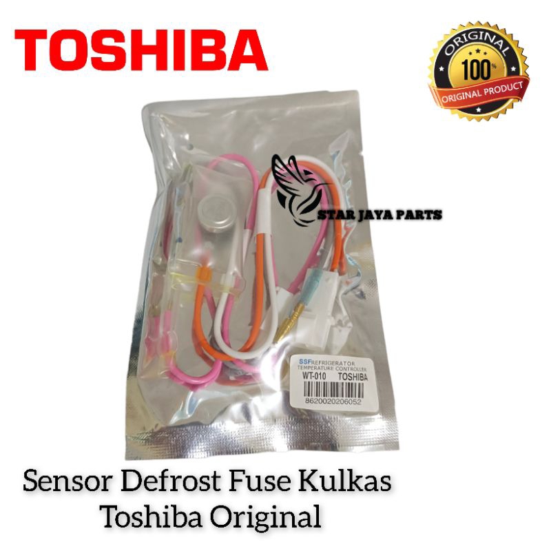 Jual Sensor Bimetal Defrost Suhu Evaporator Fuse Kulkas Toshiba Pintu