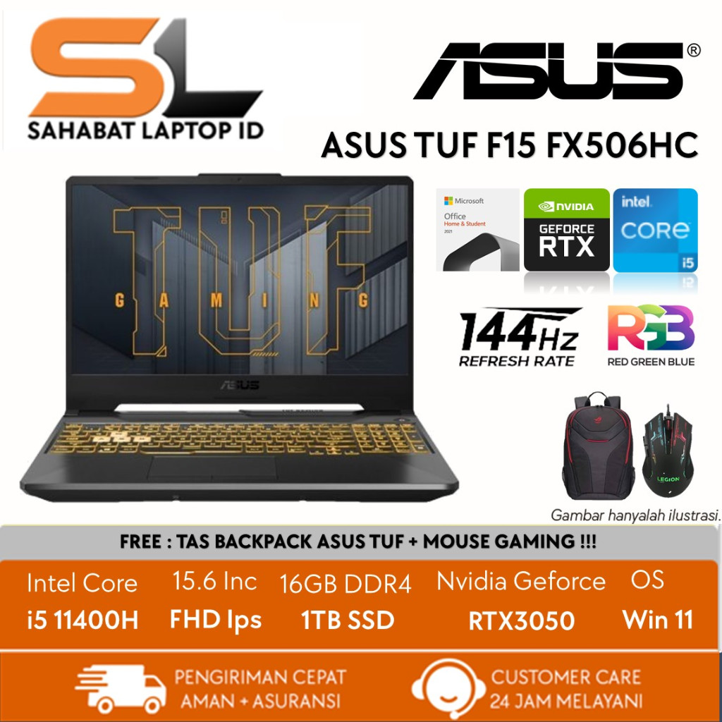 Jual Laptop Asus Tuf Gaming Fx Hc I B To Intel I H Gb